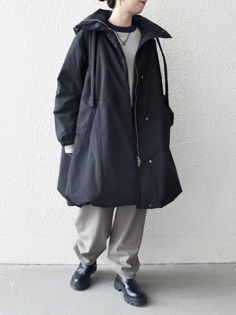 Ships Any Multi-functional Padded 2-Way Hoodie Tent Line Coat 724170006 Black One Size