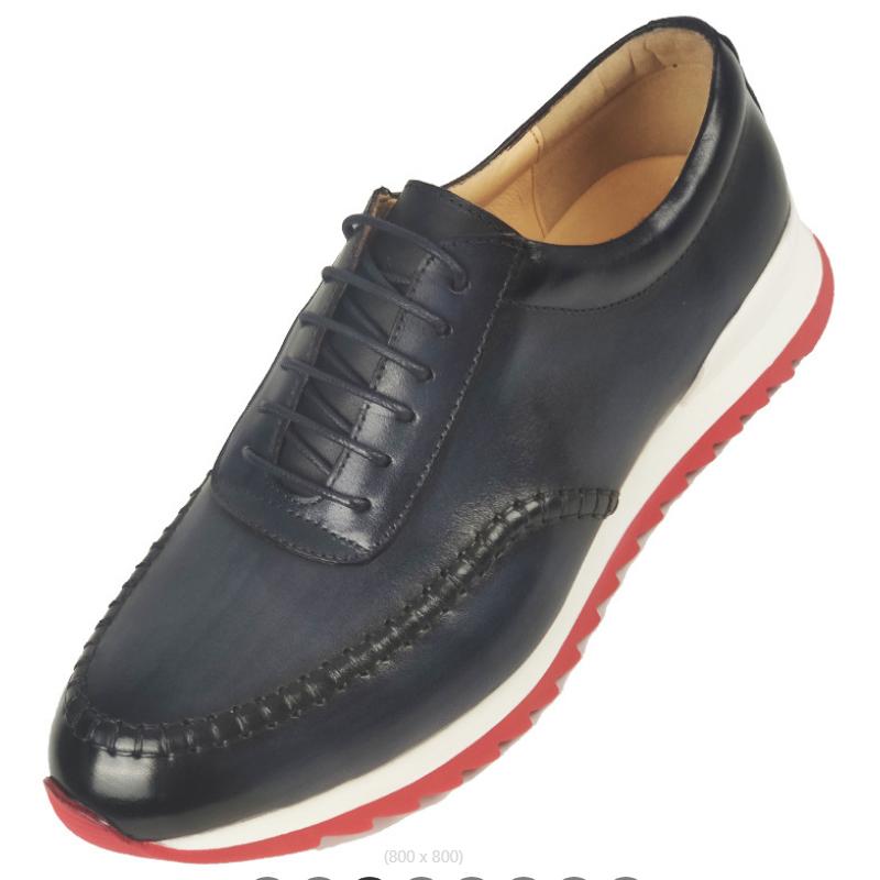 

New top-grain cowhide British-style thick-soled fashionable casual sports shoes for men zapatos sapat b11 38