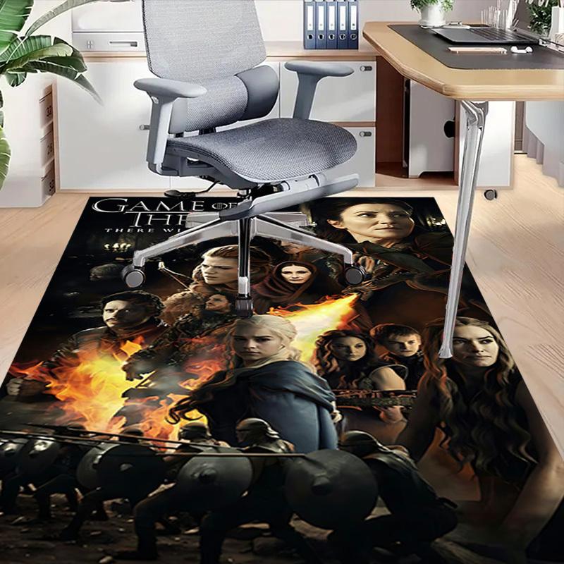 1pc Game of Thrones Carpet, for Home & Office Decor, Desk Chair Carpet, Festive Gift,Conference Room CarpetL1244
