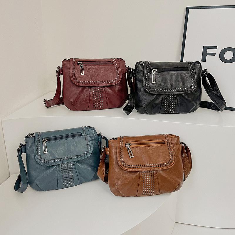 Women's Bag Shoulder Bag Middle-aged Soft Leather Small Bag Mother Bag