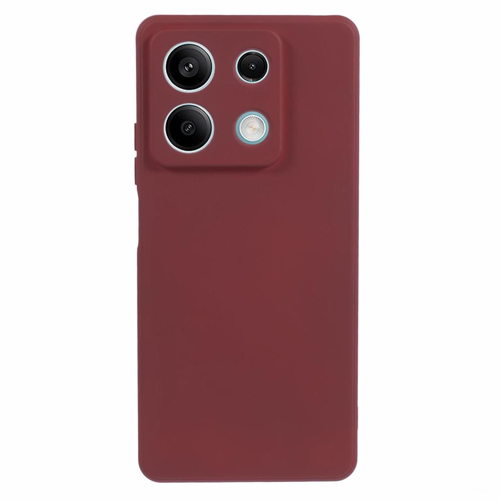 For Xiaomi Redmi Note 13 Pro 5G/Poco X6 5G TPU Phone Cover Rubberized Case with Soft Fiber Lining