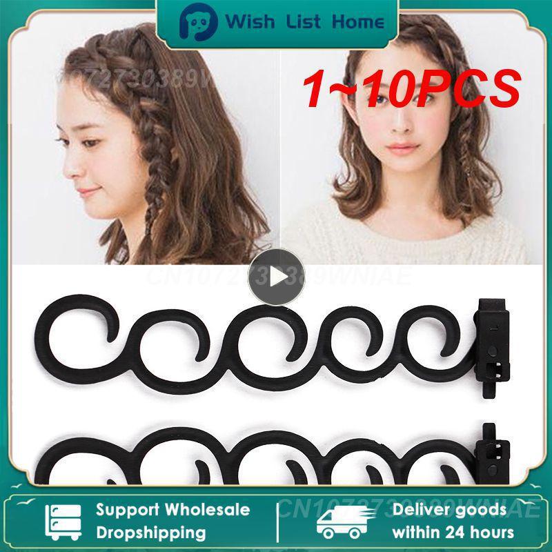 

1~10PCS Women Hair Braid Tool Holder Clip Wave Hair Braiding Tool Weave Hair Braider Roller Hair Hair Clips DIY
