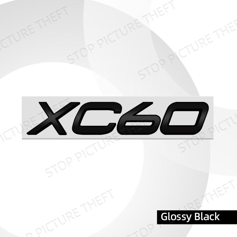 Metal Alloy For Volvo XC90 XC60 XC70 XC40 AWD Logo Car Trunk Fender Sticker Decoration Emblem Badge Accessories Glossy black
