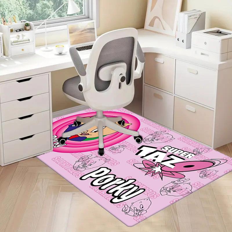 1pc Office Carpet Chair Mats Super Porky Taz Perfect for Decorating Office Chairs, Living Rooms, Or Bedrooms,Polyester Carpet