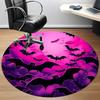 1pc Bat Swarm Office Round Area Rug, Indoor Mat Suitable ForOffice, Under Office Chairs Bedroom Living Room Home Decor T150