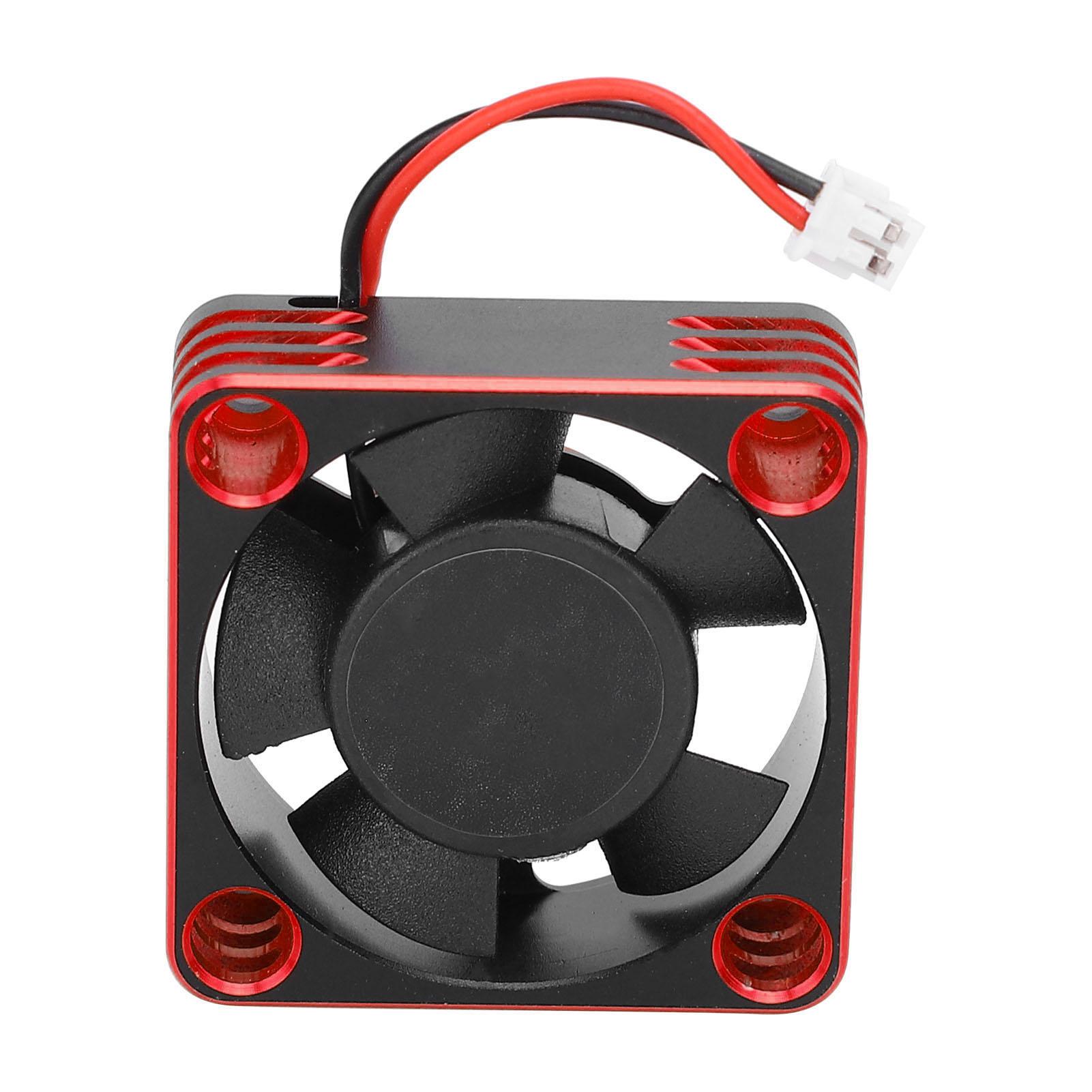 

SURPASSHOBBY Электрический охлаждающий вентилятор для двигателя 30x30мм 28000 об/мин 58В Подходит для 1 10 1 12 1 8 RC автомобиля(Черное серебро ) Black Red