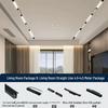 Recessed Magnetic Track Light: Concealed Linear Spotlight for Living Rooms, Bedrooms, Hallways & Household Surfaces