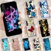 Luxury Blue Butterfly Butterflies For Huawei Nova 12s 12i 11i 7i 8i 9 10 SE Y91 Y90 Y60 Y70 Y72 Y61 P60 Pro P30 P40 Lite Case
