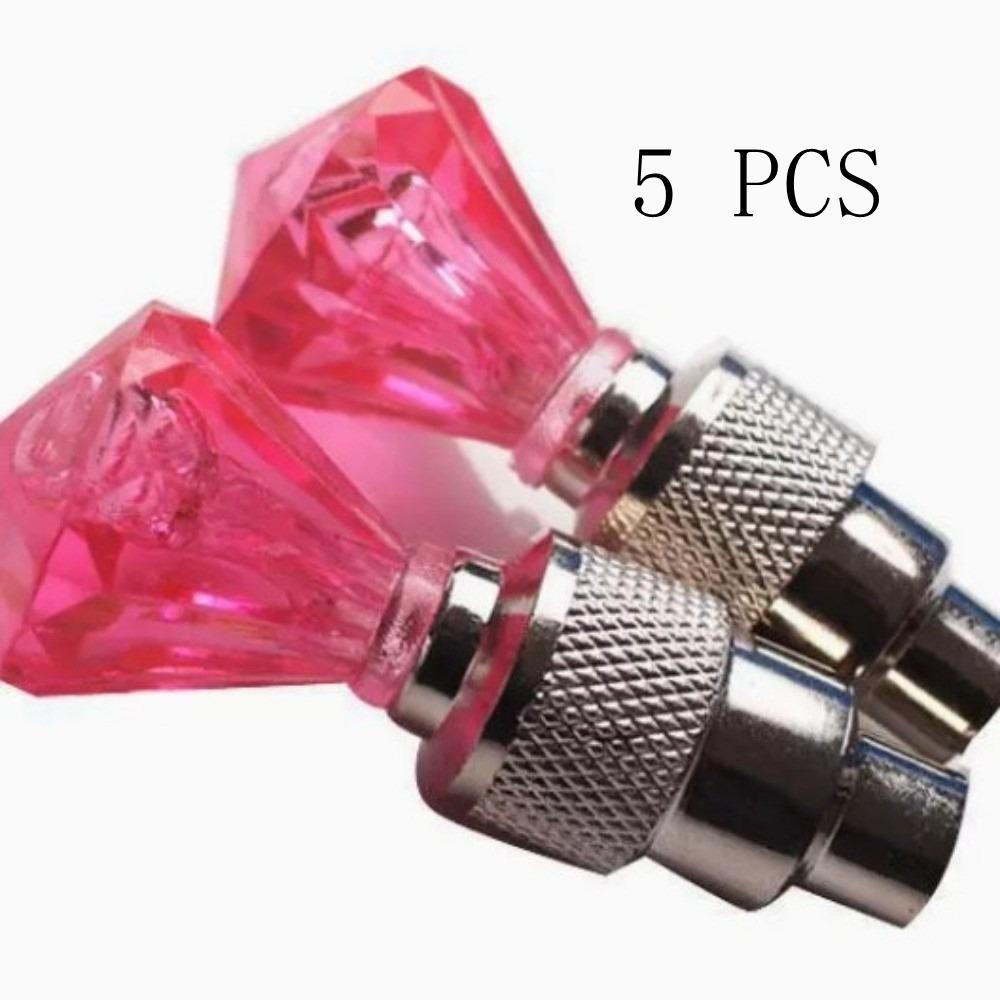 Flash Bicycle Valve Lights Waterproof Tire Valve Caps Lantern Lamp Bike Wheel Light  Night Riding