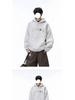 Men's Autumn/Winter American Letter Embroidered Hooded Sweatshirt - Loose Fit, Plus Velvet, Thickened Heavyweight Casual Hoodie Jacket