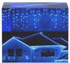 Sople 300 LED Christmas Lights Curtain Garland Light Blue