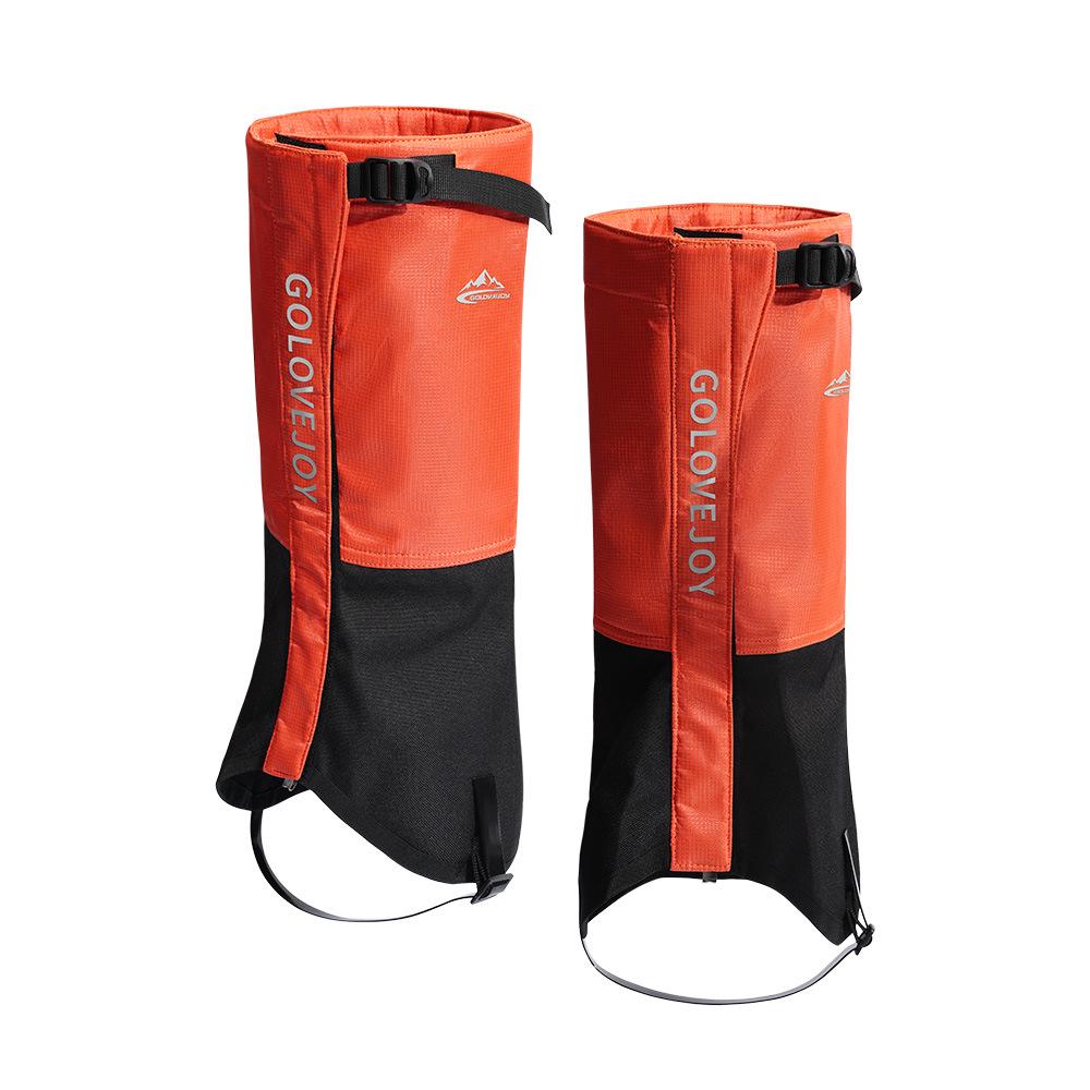 Unisex Waterproof Breathable Mountaineering Ski Gaiters – Insect & Sand-Proof Warm Long Tube Shoe Covers (HX39)