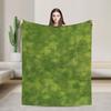Gras Kampfmatte Wiesenland Grünfläche Decke Warm Weich Neuheit Plüsch Überwurfdecke für Sofa Flanell Tagesdecke Bettbezug