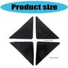 Pack of 8/4pcs NonSlip Rugs Pad for Area Rugs on Hardwood Floor Reusable Double Side Carpet Tape Keep Corners Flat