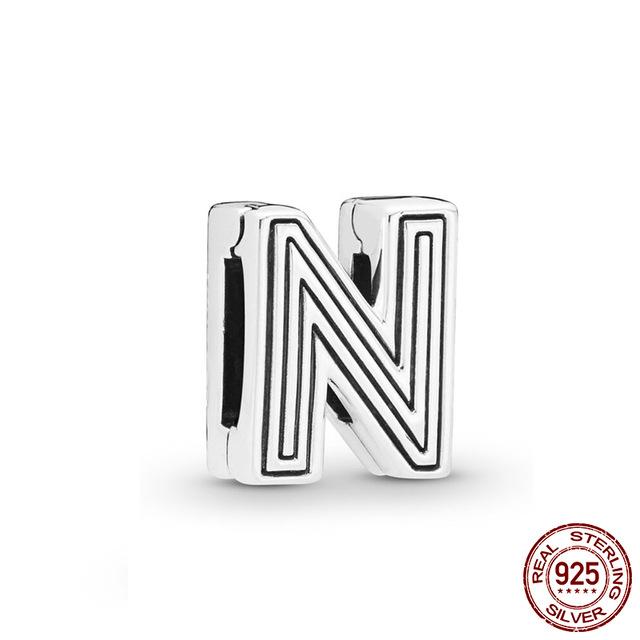 New Copper A-Z26 English Letter Bonded Beads That Can Be Freely Combined Are Fit For Flat Bracelets Diy Fine Jewelry