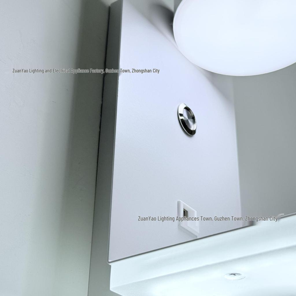 USB Charging LED Wall Lamp: Dimmable Bedroom and Study Light, No Wiring Needed