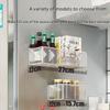 Household Wall Hanging Basket Kitchen Magnetic Attraction Storage Rack Refrigerator Magnetic Shelf Living Room Summary Holder