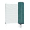 Temporary Fence with Posts, 0.9 x 50m Plastic Mesh Fencing, Garden Safety Fences Netting with Double-Spike Stakes & Guy Ropes, Temporary Fence for