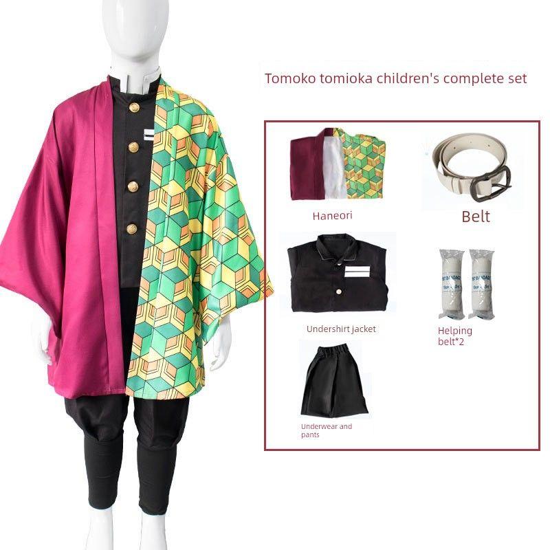 Halloween Demon Slayer Cosplay Costume Demon Slayer Team Kamado Tanjirou Nezuko Zenitsu Cosplay Anime Costume