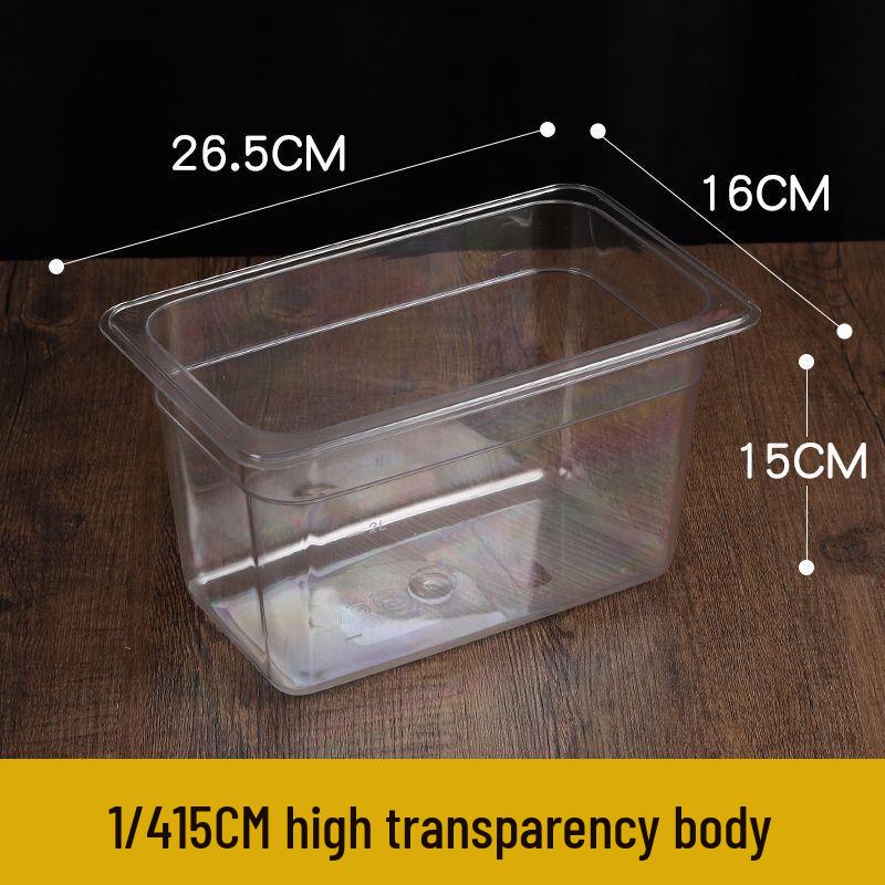Acrylic Transparent Food Pan Display Box