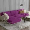 Velvet Sofa Seat Cushion Cover Stretch Plush Thicken Sofa Cover For Living Room L Shape Luxury Corner Furniture Sofa Slipcovers