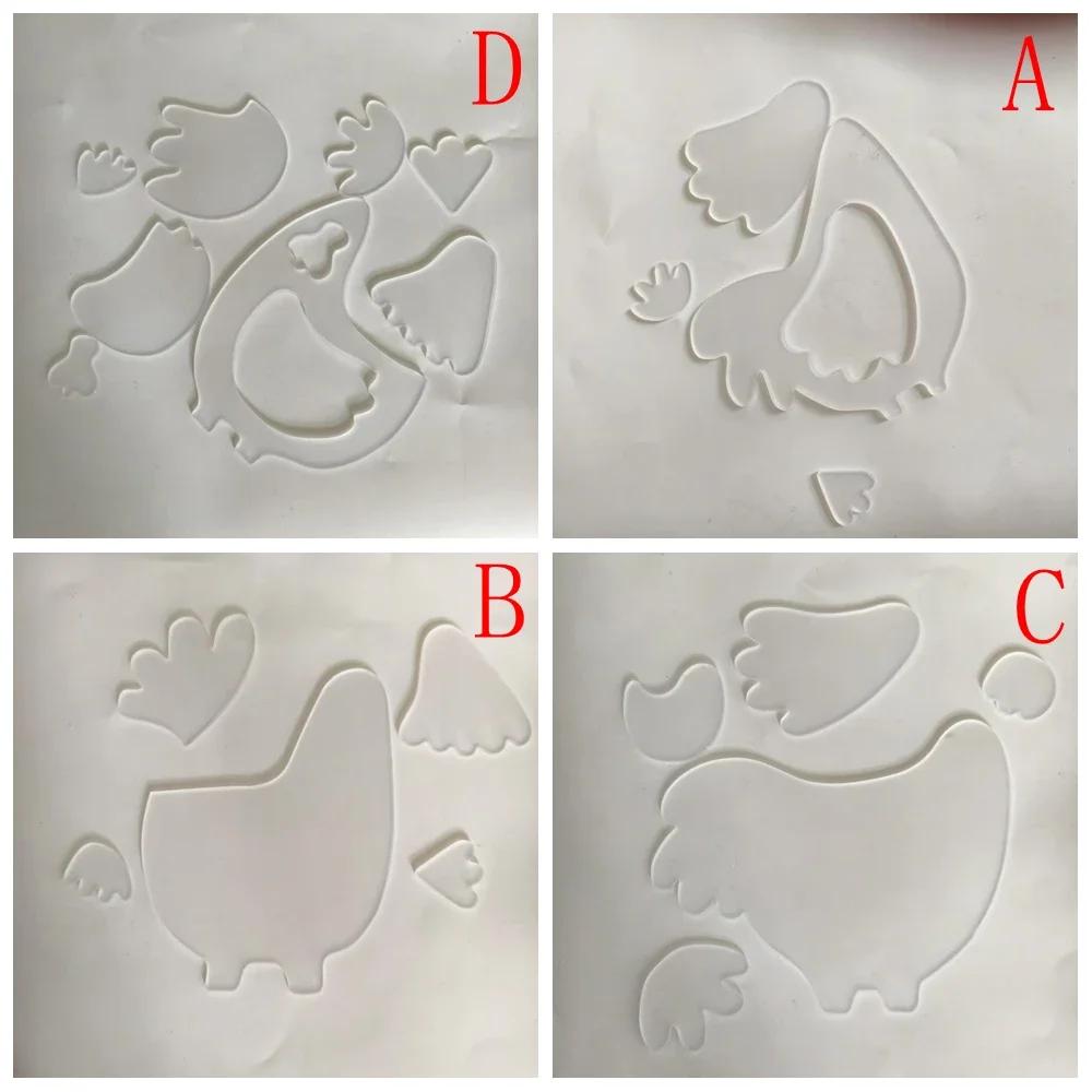 Acrylic Transparent Quilting Rulers And Templates Diy Hand Patchwork Chicken Templates Diy Patchwork Accessories Sewing Pattern