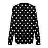 Women's Fashion Round Neck Pullover Top Long Sleeve Tee Printed Sweatshirt