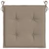 vidaXL Gartenstuhl-Kissen 6 Stk. Taupe 50x50x3 cm Oxford-Gewebe