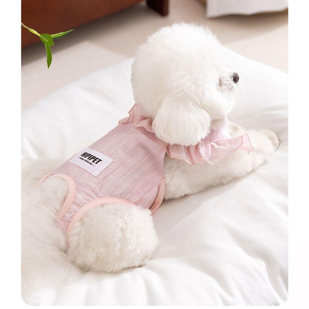 Solid Color Pet Dog Diapers Thin Pet Jumpsuit Fashion Summer Pet Pants Summer