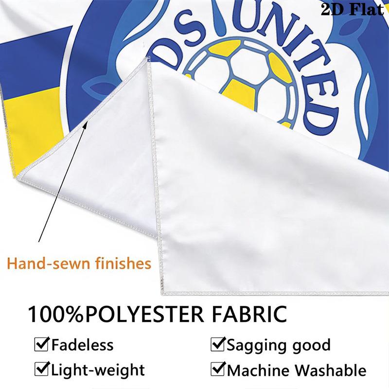 Leeds Football Club Wall Tapestry Aesthetic Wall Hanging Printed Fabric Blanket Decorative Tapestries For Bedroom Living Room Home Decor