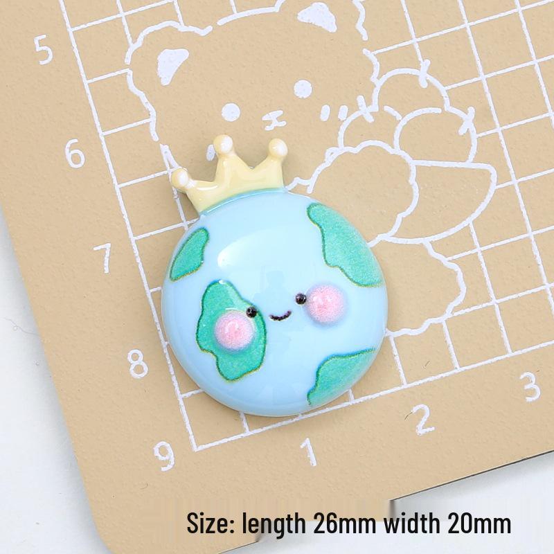 Cute Sun & Cloud Resin Shoe Buckle for DIY Jewelry & Hair Clips