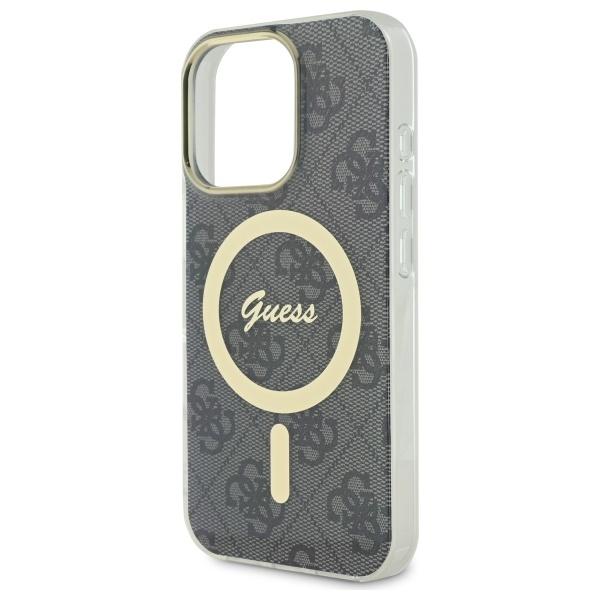 Guess Guhmp16Lh4Stk Iphone 16 Pro6.3 Czarny/Black Hardcase Iml 4G Magsafe