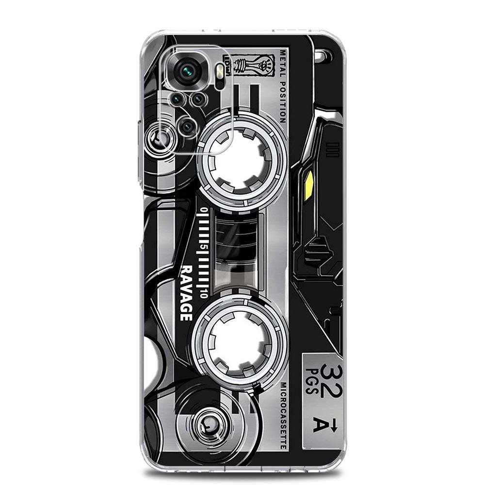 Handyhülle für Xiaomi Redmi Note 15 14 13 12 4G 10 11 Pro Plus 5G 14C 13C 12C 10C 7 Hülle Retro Vintage Kassettenrekorder