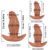 Silicone Butt Plug Dildo Masturbator Dilator Sex Toy Fisting Strap on Penis Big Dick