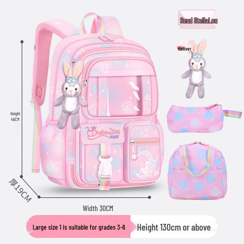 

CHUNLONG 6777 Ergonomic Lightweight School Backpack Set