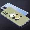 Clear Phone Case For Samsung Galaxy A51 5G A71 A21s A31 A12 A52 A41 A91 A11 A32 A72 Shockproof Soft Cover Super Cute Panda Funda