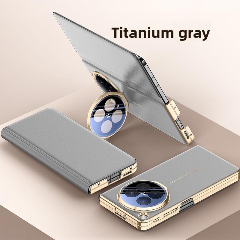 For OPPO Find N6 Case Luxury PU Leather Lens Stand Dormancy Protective Back Cover For OPPO Find N6 N 6 Full Cover Phone Shell