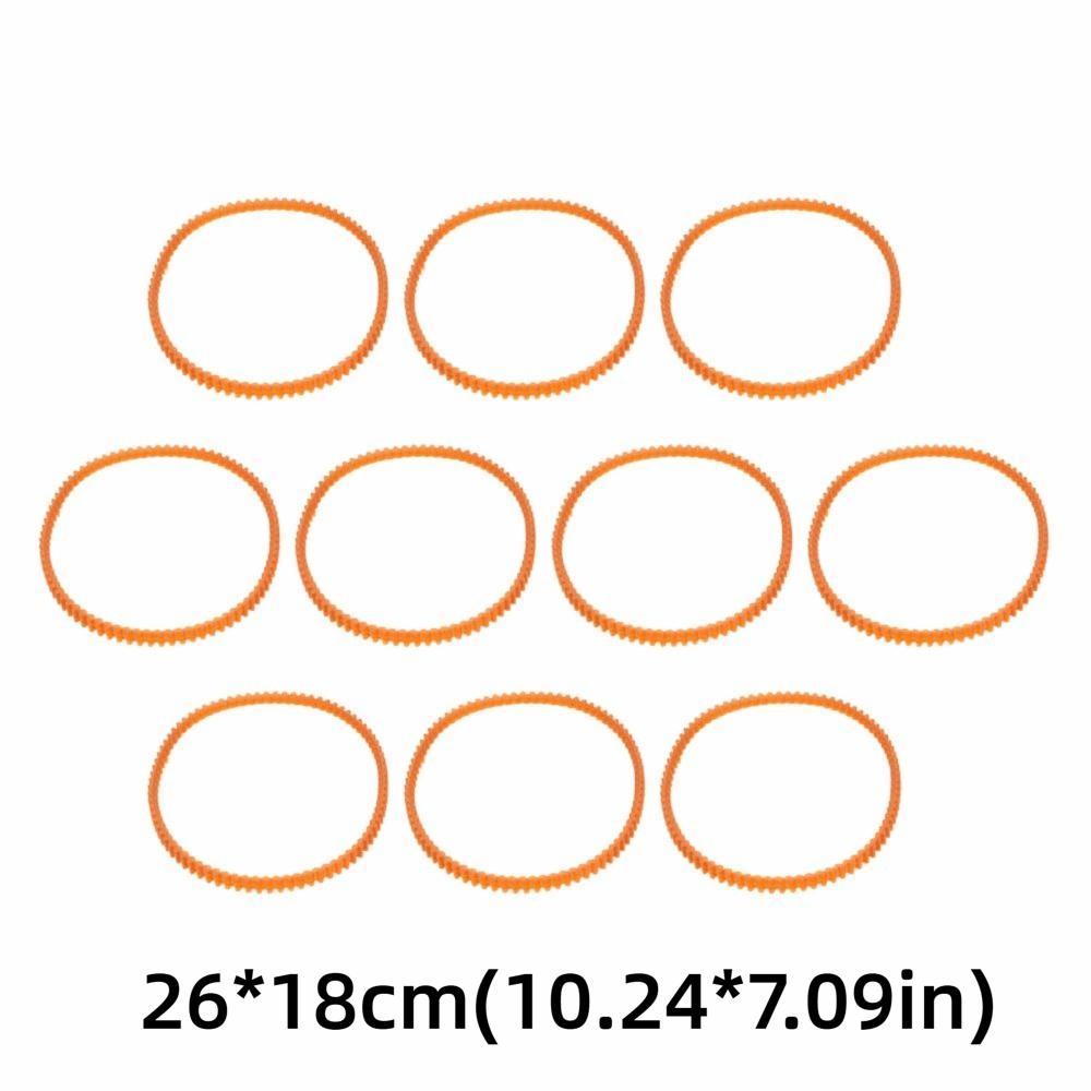 10pcs Polyurethane Sewing Machine Motor Belt Durable Easy Install Electric Sewing Machine Belt Universal Fit Plastic Sewing Belt