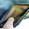 Michael Kors Zip Around Jet set leather Travel Continental Wallet Bifold Wallet blue leather Women Used