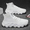 Trainers Breathable Soft Sole Sports Casual Socks Lace Up Thick Soled Red Shoes Tenis Masculino Mens White Sneakers