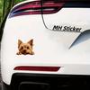 1Pc Yorkshire Terrier Dog Stickers, Cute Puppy Matte Self-Adhesive Durable Vinyl Decals for Car Laptop Window Multipurpose Decor
