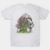 Asian Size Cotton Unisex Tshirt Print T-shirt Barf Man T-shirt No-Cut Print Regular Fit