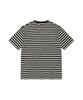 WACKY WILLY Basic Striped Short Sleeve T-Shirt Black