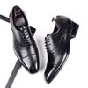 Fashion Men Dress Shoes Leather Luxury Groom Wedding Shoes Square Toe Gentlemen Black Brown Zapatos Para Hombre