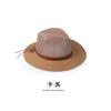 2025 New Natural Panama Soft Shaped Straw Hat Summer Women/Men Wide Brim Beach Sun Cap UV Protection Fedora Hat