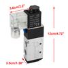 4V210-08 5 Way 2 Position Dc 24V Pneumatic Electric Solenoid Air Valve