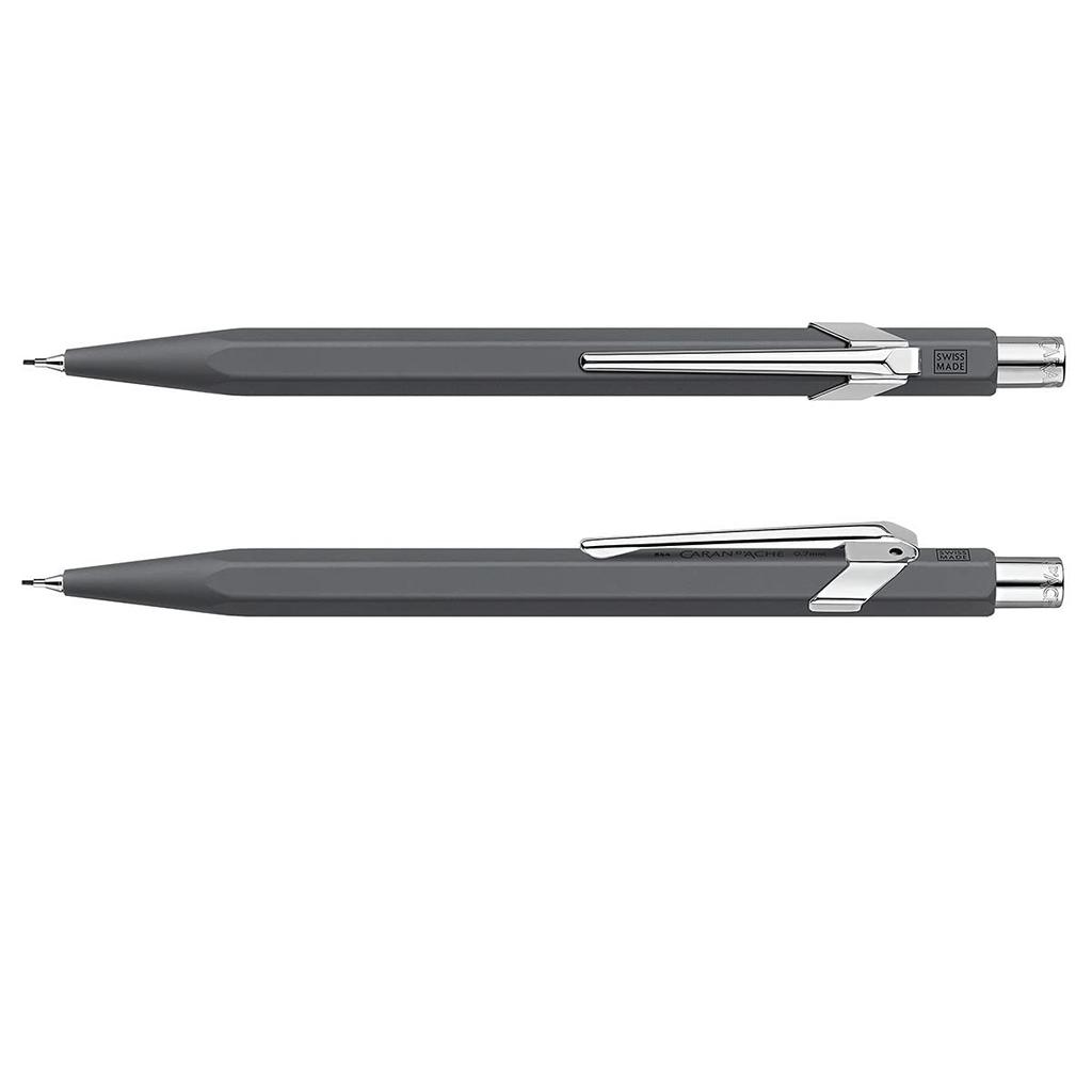 CARAN Mechanical Pencil 849 Classic Line Anthracite Grey Imported D'ACHE 0844-495 0.7mm (Genuine Product)
