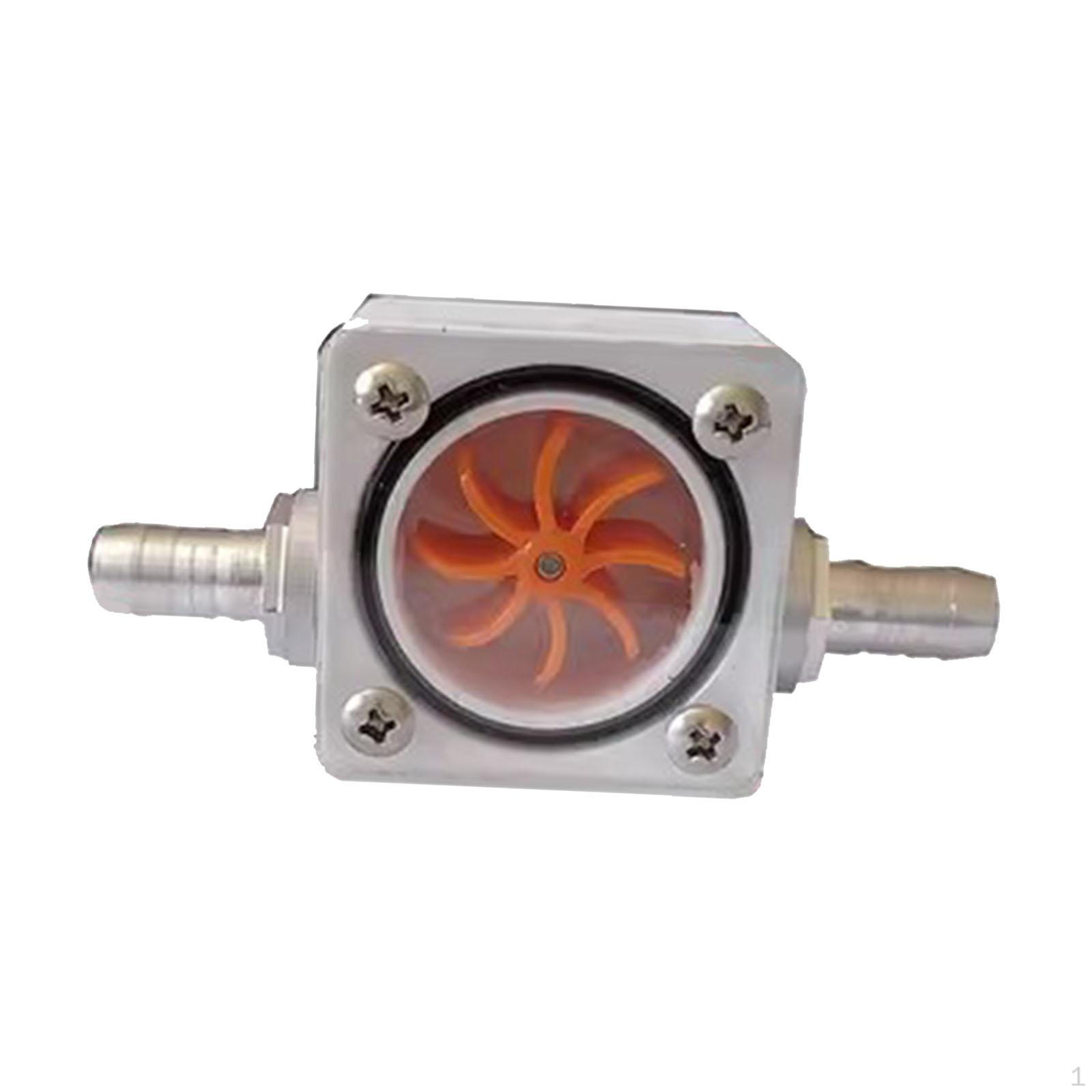 

Індикатор потоку води Вимірювальний інструмент Практичний 8-лопатевий імпелер З єднувач Лічильник Датчик для TypeB 6mm