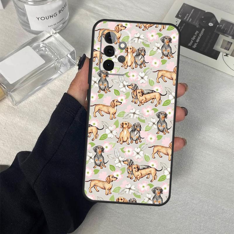 Dachshund Teckel Dackel Dog Case For Samsung Galaxy A54 A34 A14 A36 A56 A06 A13 A53 A32 A12 A22 A52 A35 A17 A16 A55 A15