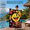 1PC Game PAC Beach Towel for Adults/Family ,Beach Towel, Ultra Absorbent Quick-Drying Pool Towels for Travel, Swimming, Camping Gift